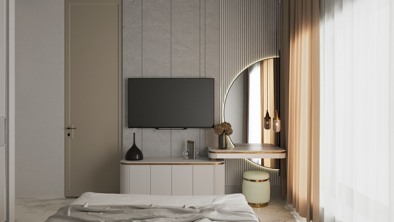 Interior contemporâneo de apartamento reabilitado em Lisboa com decoração de autor