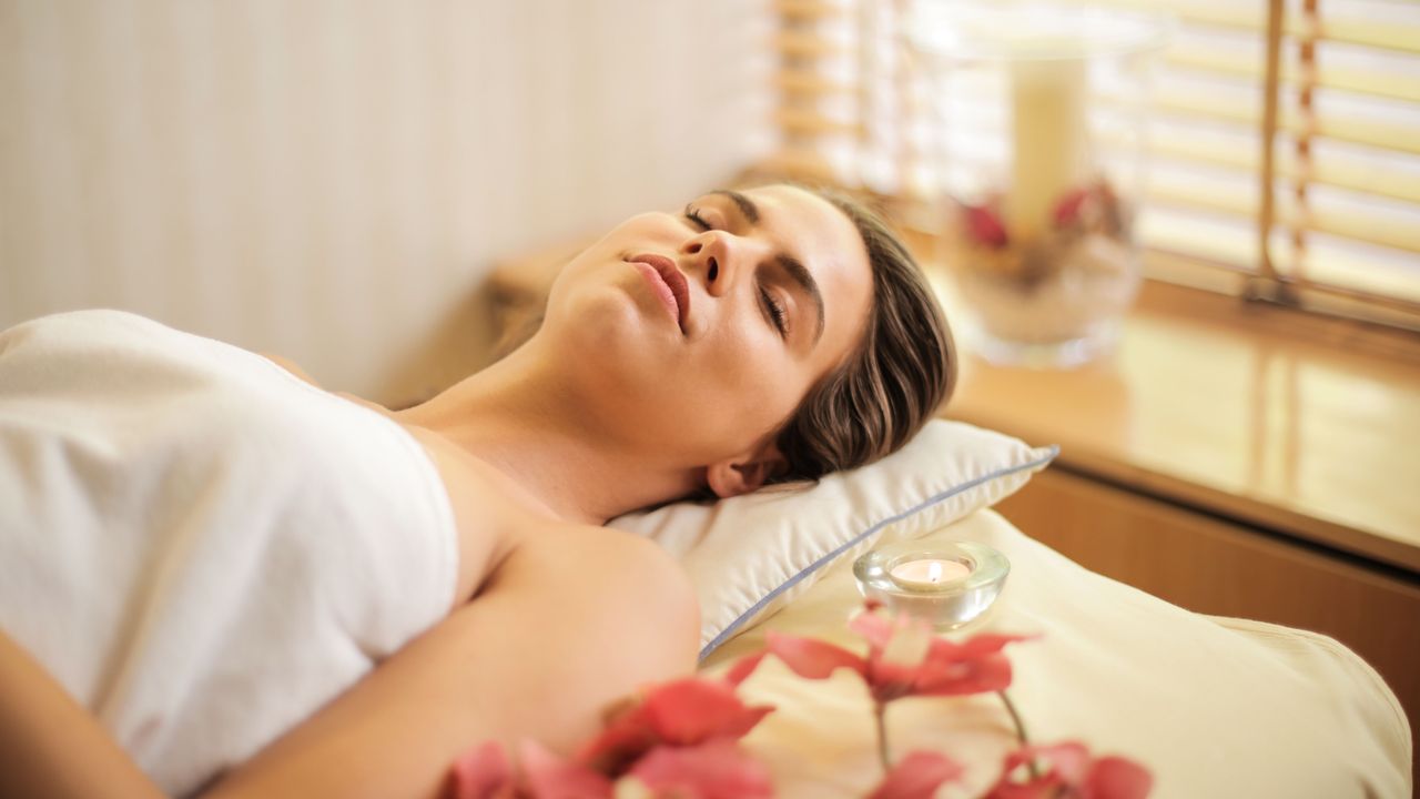 Ambiente tranquilo de um spa de bem-estar em Lisboa